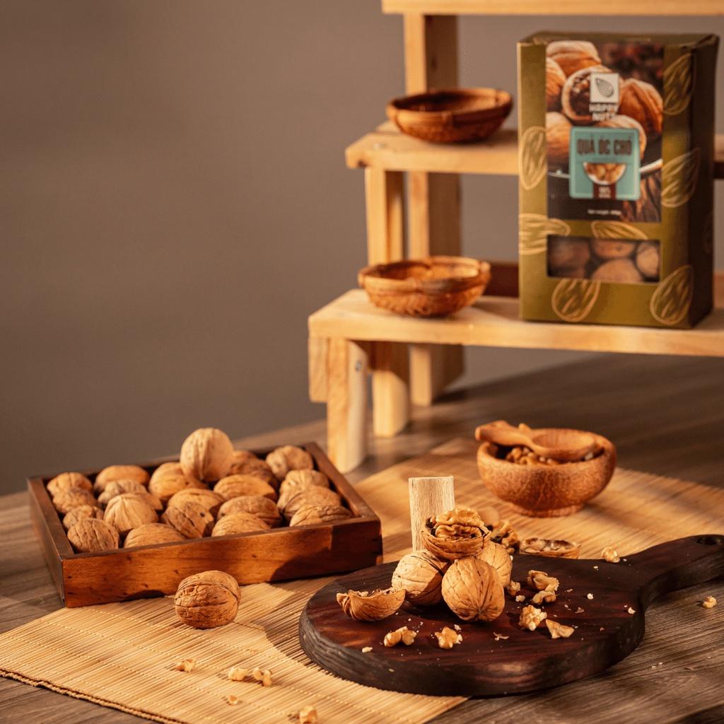 Hạt Óc Chó vàng - Nhập khẩu Mỹ - HAPPY NUTS - Hộp 400gr