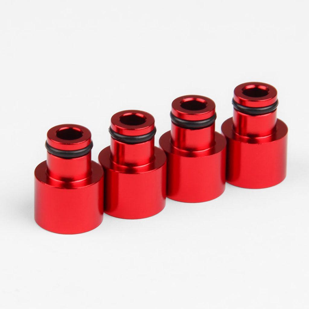 8pcs Fuel Injector Adapters Replace for Car Blue Red