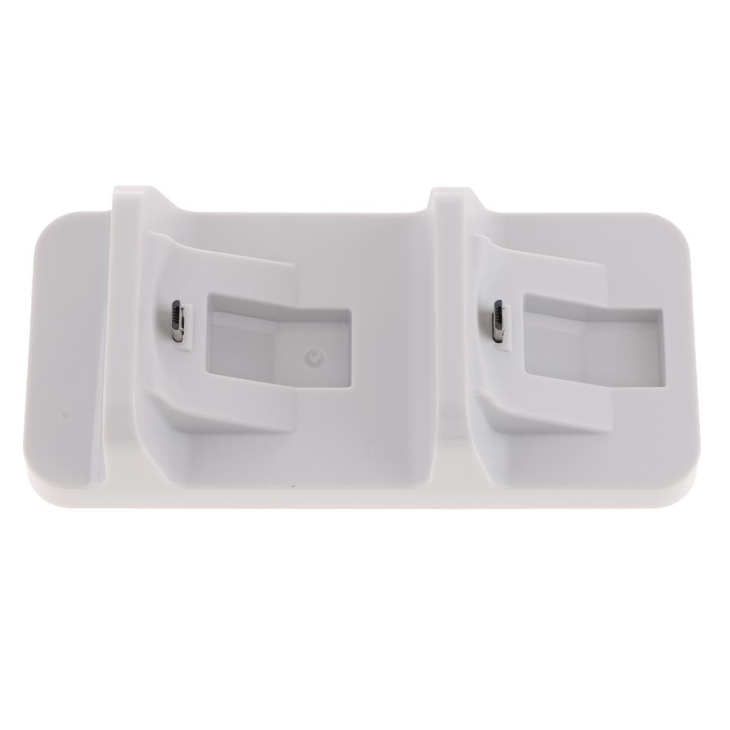 For Sony PS 4 Slim/Pro Dual USB Controller Charger -White -Charging Dock Station