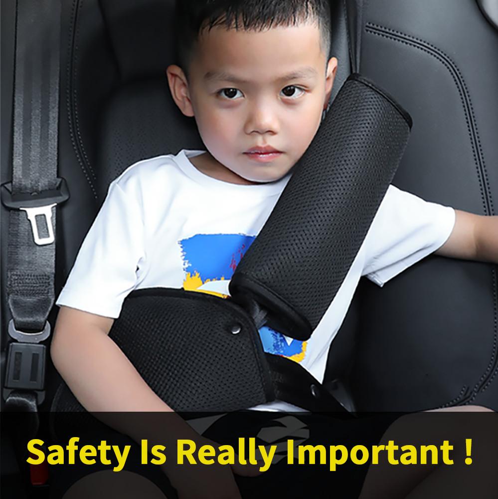 1 Bộ Dây An Toàn Xe Hơi Bao Da Dây Đai Vai Bao Miếng Lót Dây Đeo Đệm Trẻ Em Giữ Tấm Bảo Vệ Cho Trẻ An Toàn Trên Xe Hơi bảo Vệ