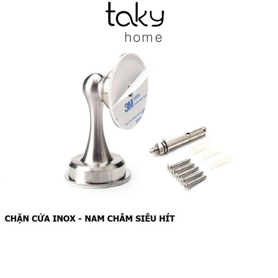 Chặn Cửa Hít Siêu Chắc, Chặn Cửa Chống Va Đập, Không Cần Khoan Đục, Sử Dụng Miếng Dán 3M. Takyhome 1300