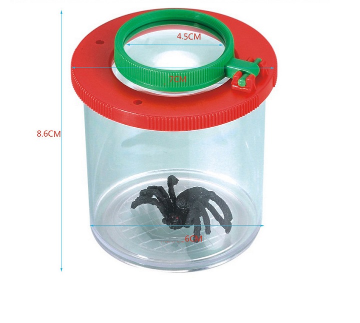 Kính lúp cầm tay mini soi côn trùng, mẫu vật dành cho bé nhỏ gọn, tiện ích V1
