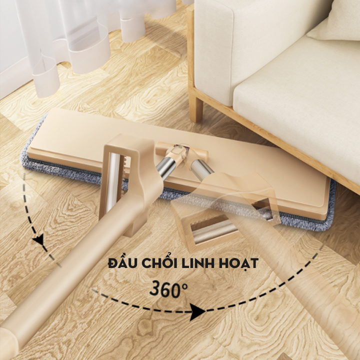 Cây Lau Nhà, Chổi Lau Nhà Tự Vắt Xoay 360