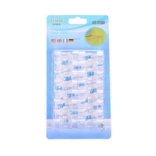 Vĩ 20 cáp cố định có kèm keo dán đi dây điện tiện dụng