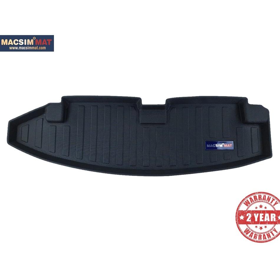 Thảm lót cốp xe ô tô Isuzu Mux 2015-đến nay nhãn hiệu Macsim chất liệu TPV màu đen hàng loại 2