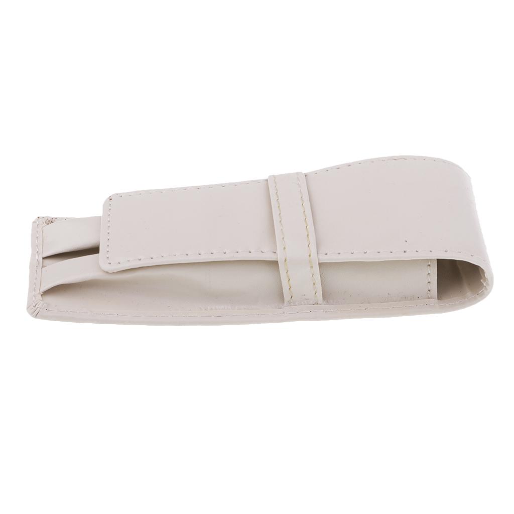 Pencil Case Leather Pouch Fountain Pen Holder for Pen Storage Pen Container Pen Pouch for 3 Pens