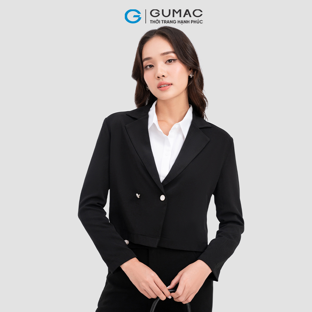 Blazer lửng 2 nút thời trang GUMAC AC11099