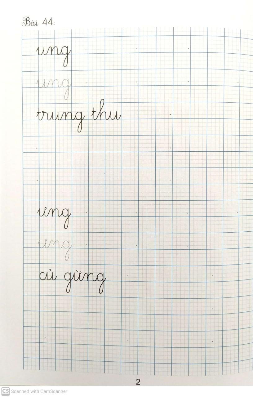 Vở Viết Đúng, Viết Đẹp 1 - Tập 2