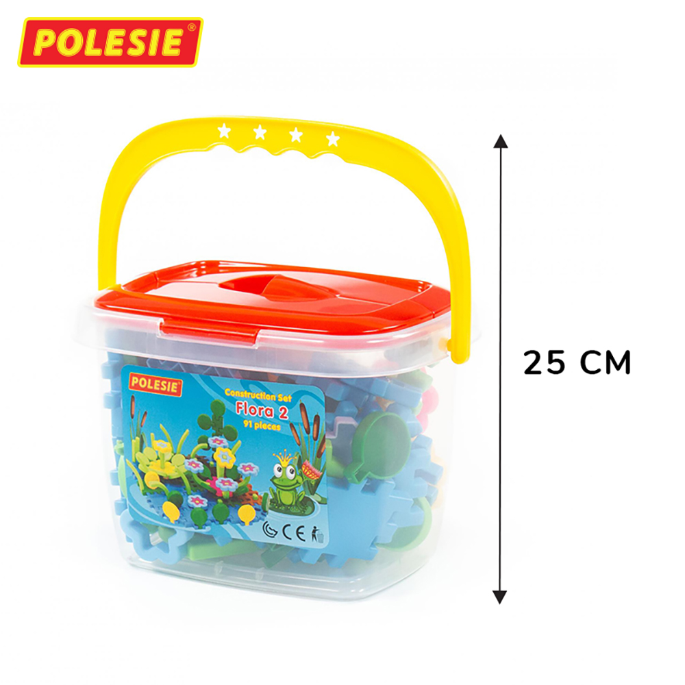 Bộ đồ chơi lắp ghép hệ thực vật Polesie 51592 Phát Triển Kỹ Năng Và Sáng Tạo, An Toàn, Thông Minh, Giáo Dục