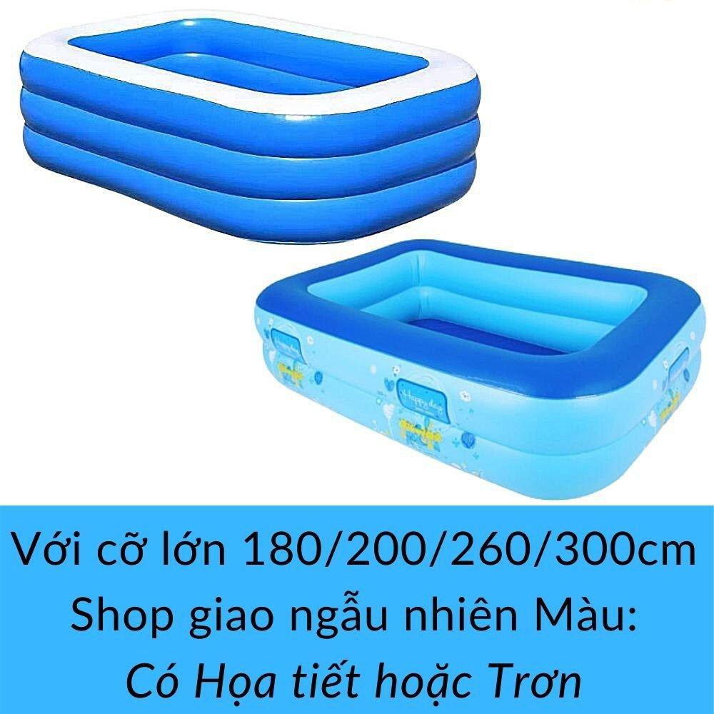 Bể Bơi Cho Bé, , Hồ Bơi Cho Bé,2m6, 3m Tầng Kích Thước 3M, Chất Liệu PVC chống trượt bền bỉ