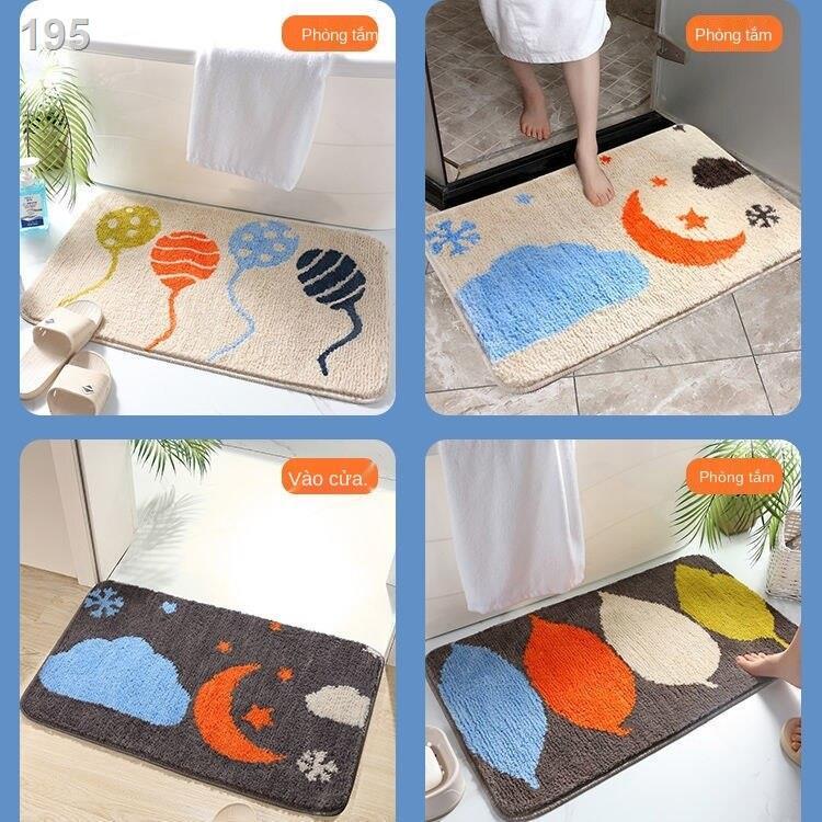 Phòng tắm thấm nước thảm trải sàn cửa chống trượt hộ gia đình bước ngủ ra vào nhà vệ sinh