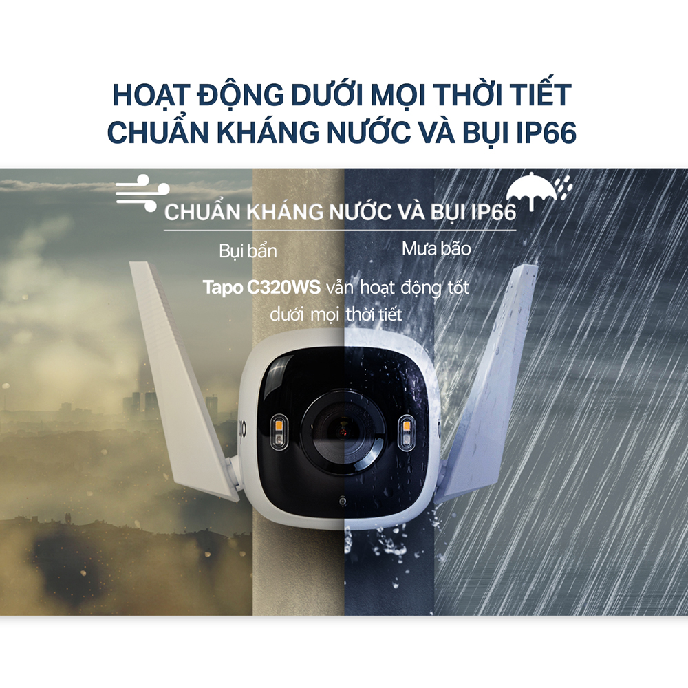 Hình ảnh Camera WiFi Ngoài Trời TP-Link Tapo C320WS Độ Phân Giải 2K QHD - Hàng Chính Hãng