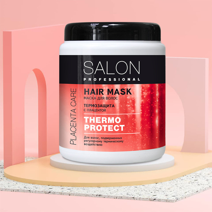 Kem ủ Salon Professional bảo vệ tóc khỏi các tác động nhiệt, ngăn ngừa rụng, giữ màu tóc sau nhuộm 1000ml