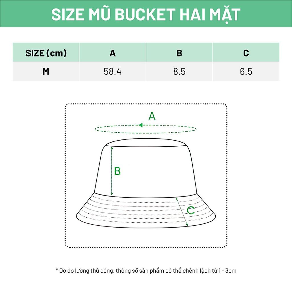 Mũ bucket họa tiết du lịch thế giới in hai mặt bucket unisex trending hè 2022 thích hợp đi chơi, đi du lịch