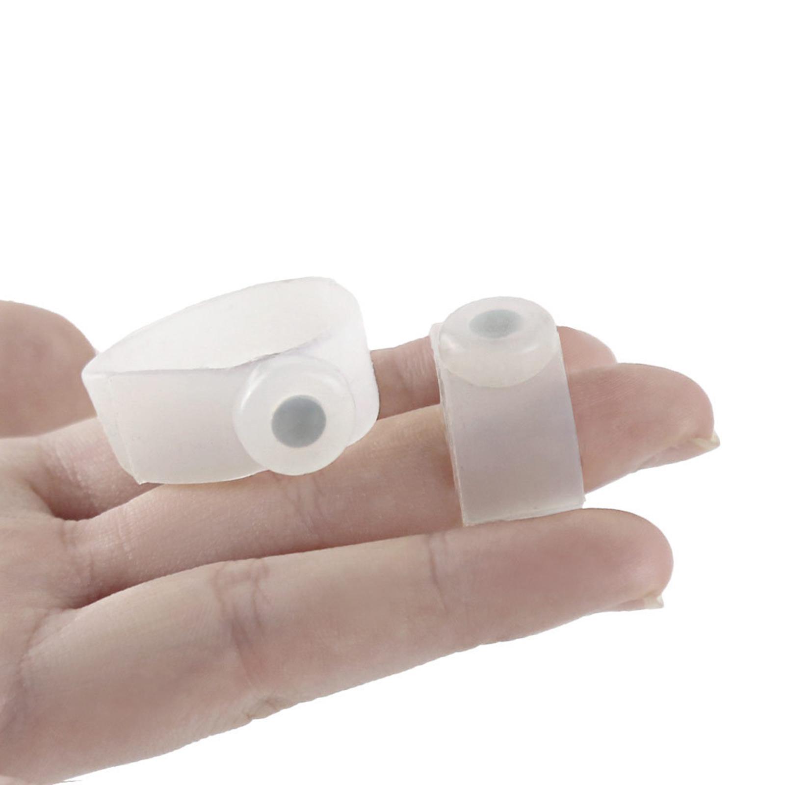 6x1 Pair Silicone  Toe Rings Soft Reduce Body  High Elastic