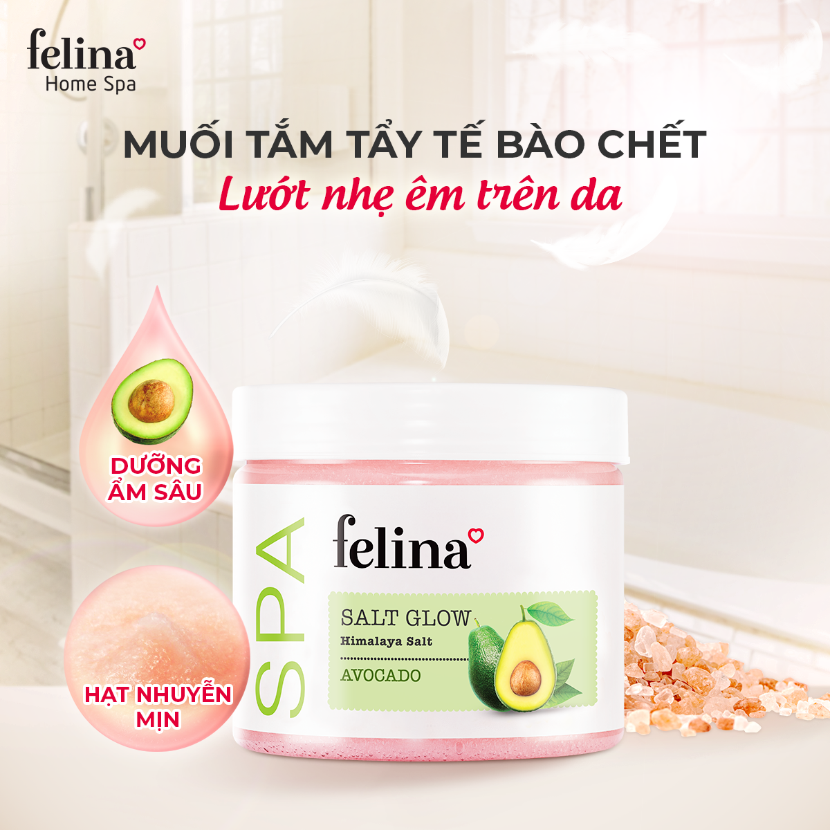 GIFT - Muối tẩy tế bào chết chiết xuất bơ - hàng tặng không bán