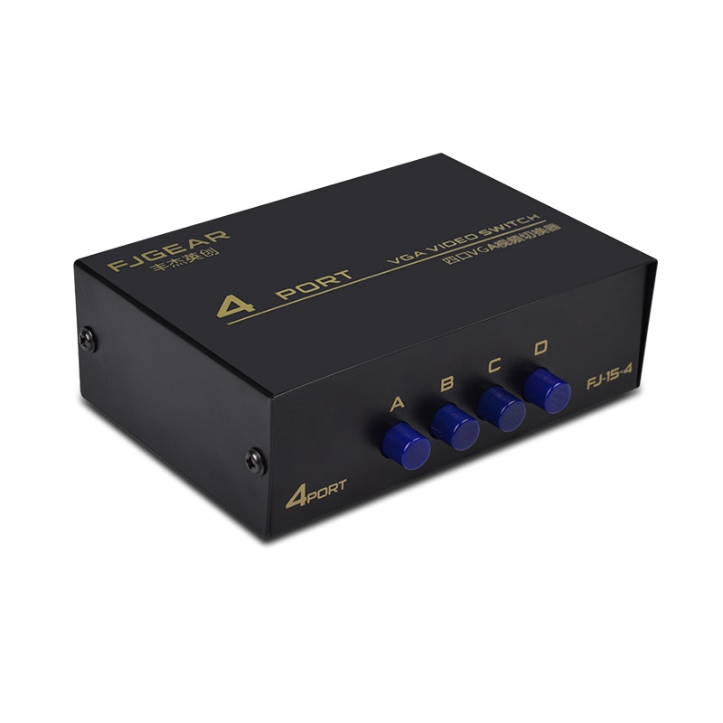 ROGTZ Bộ gộp VGA 4 vào 1 ra FJ - Hàng Nhập Khẩu