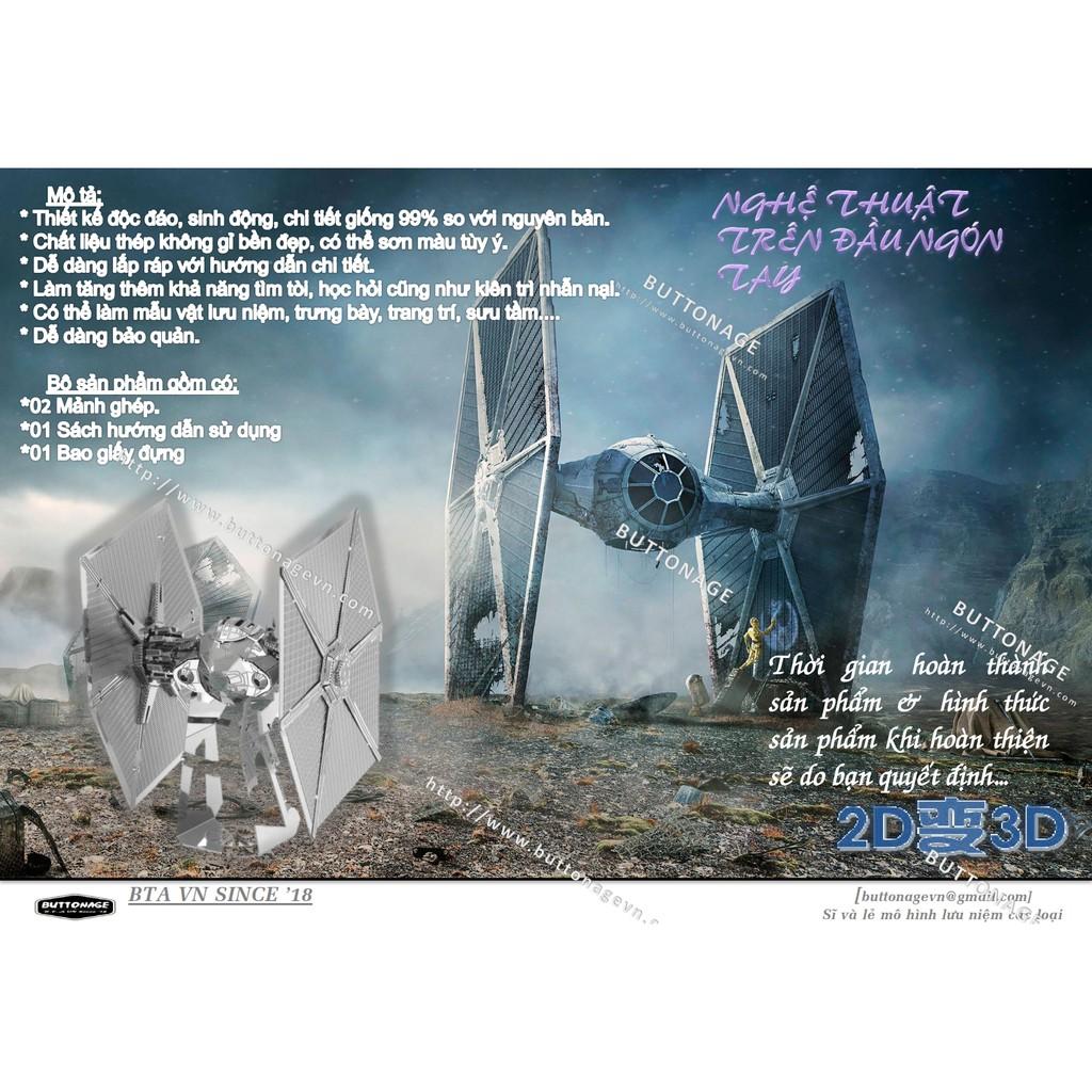 Mô Hình Lắp Ráp 3d Phi Thuyền Tie Fighter