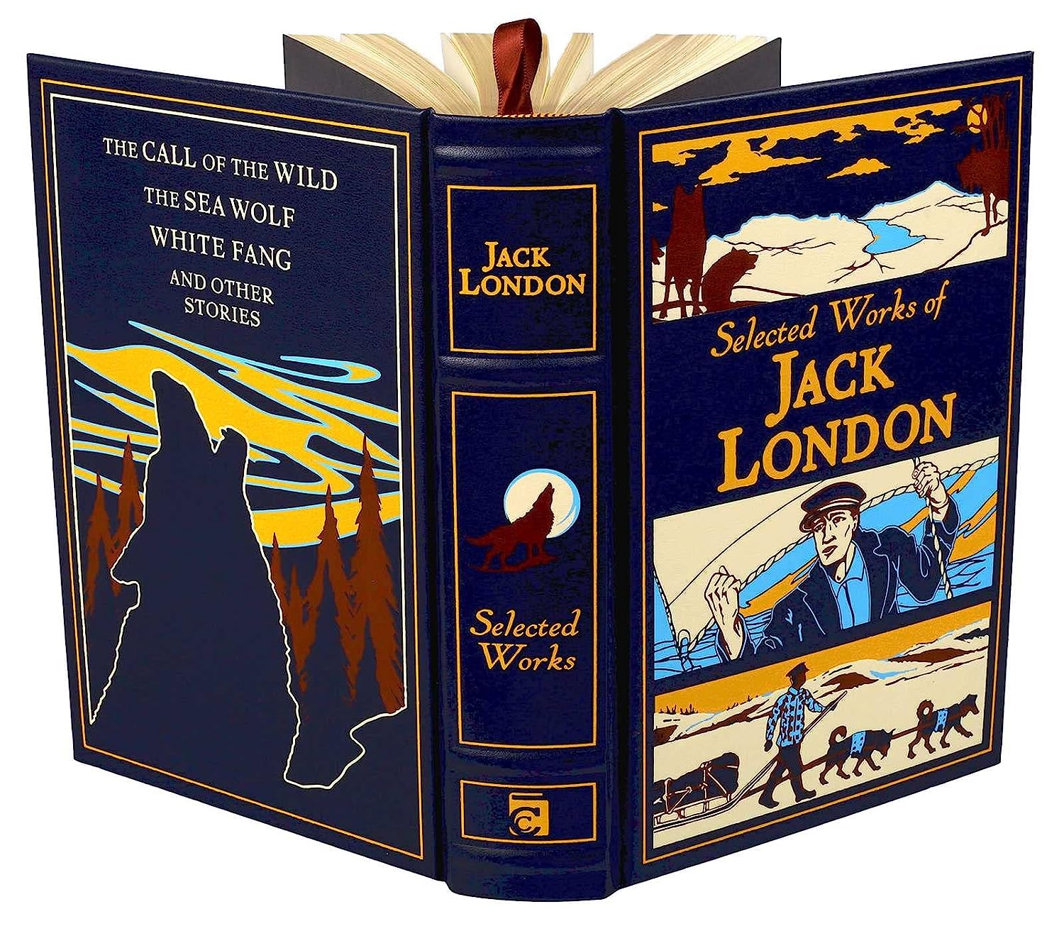 Artbook - Sách Tiếng Anh - Selected Works of Jack London (Leather-bound Classics)