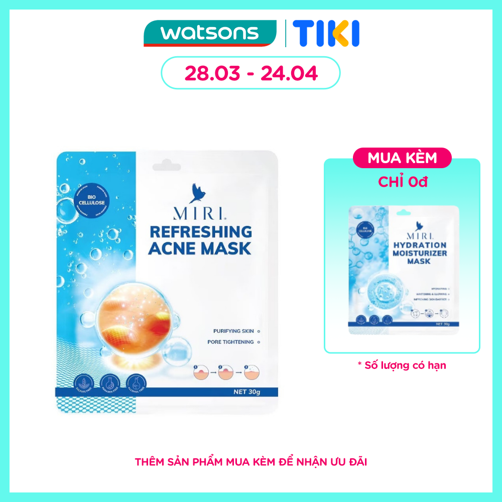 Mặt Nạ Miri Refreshing Acne Mask Giúp Ngăn Ngừa Mụn Và Giảm Nhờn 30g