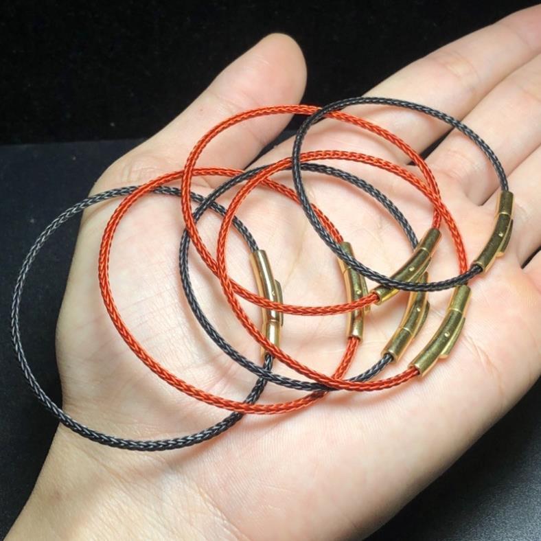 Dây Cáp Cứng Xịn Loại 1 - Làm vòng tay, mix charm - Màu đỏ và màu đen