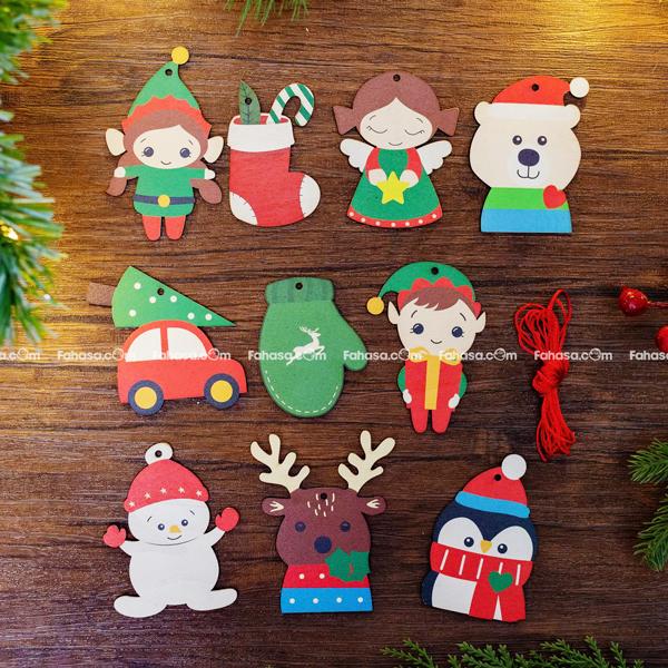 Dây Hình Gỗ Trang Trí Giáng Sinh - Bách Mộc - Set 6