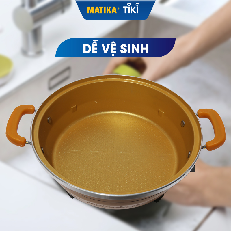 Nổi lẩu điện đa năng MATIKA 6L 1800W MTK-9032 - Hàng chính hãng