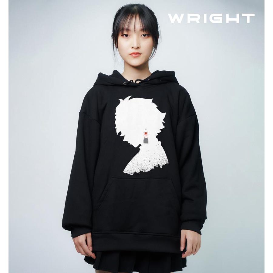 Áo hoodie anime tanjiro kamado white shadow phong cách truyện tranh demon slayer oversize unisex