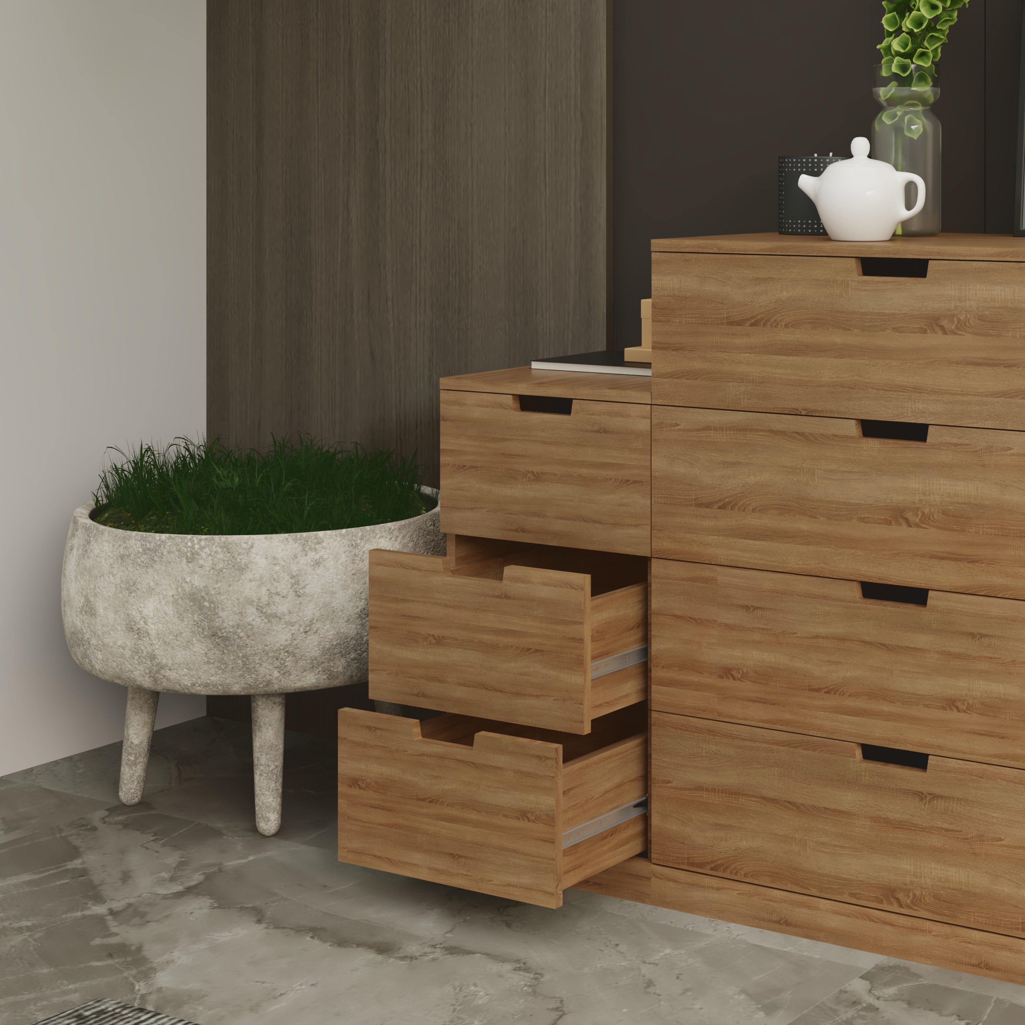 [Happy Home Furniture] SCANDINA, Tủ đựng đồ 3 ngăn kéo, 40cm x 47cm x 76cm ( DxRxC), THK_102
