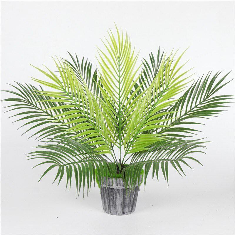 Cây giả, cây dừa nước giả trang trí, decor phòng khách, bàn làm việc xanh mát