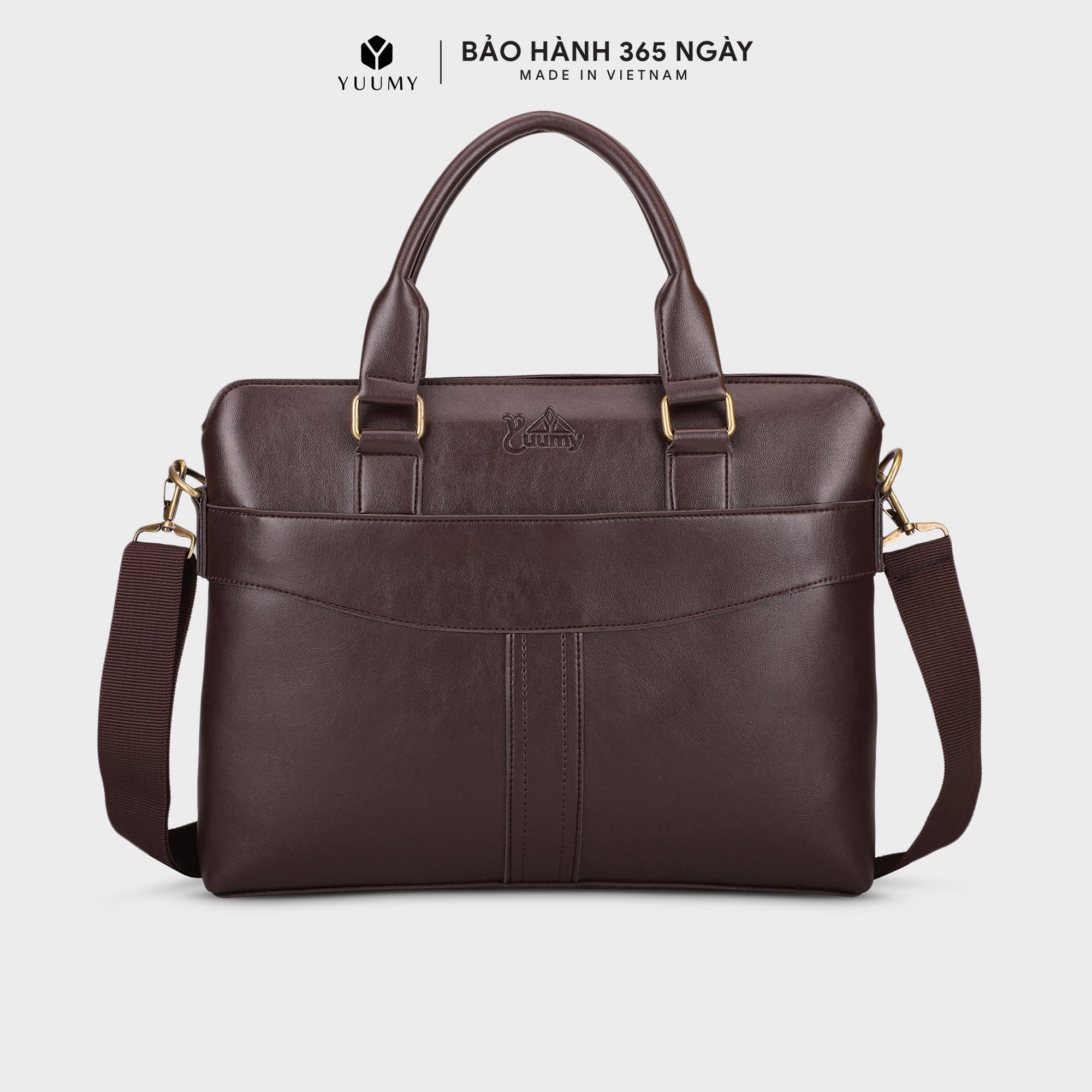 Cặp Công Sở Thời Trang Cayuumy06 - Nâu