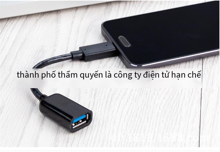 Khuyến mại cáp OTG type-c sang USB 3.0 nữ hỗ trợ bàn phím chuột đĩa U