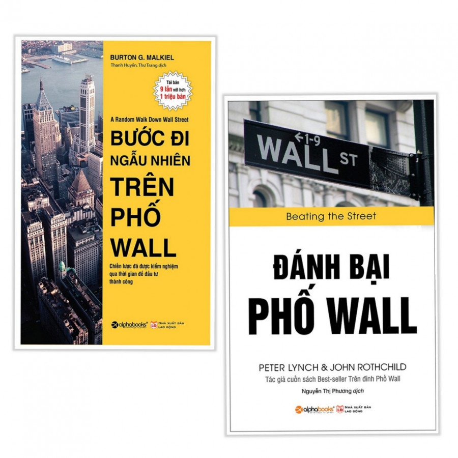 Combo 2 cuốn sách kinh tế tâm đắc: Bước Đi Ngẫu Nhiên Trên Phố Wall +  Đánh Bại Phố Wall ( Tặng kèm bookmark)