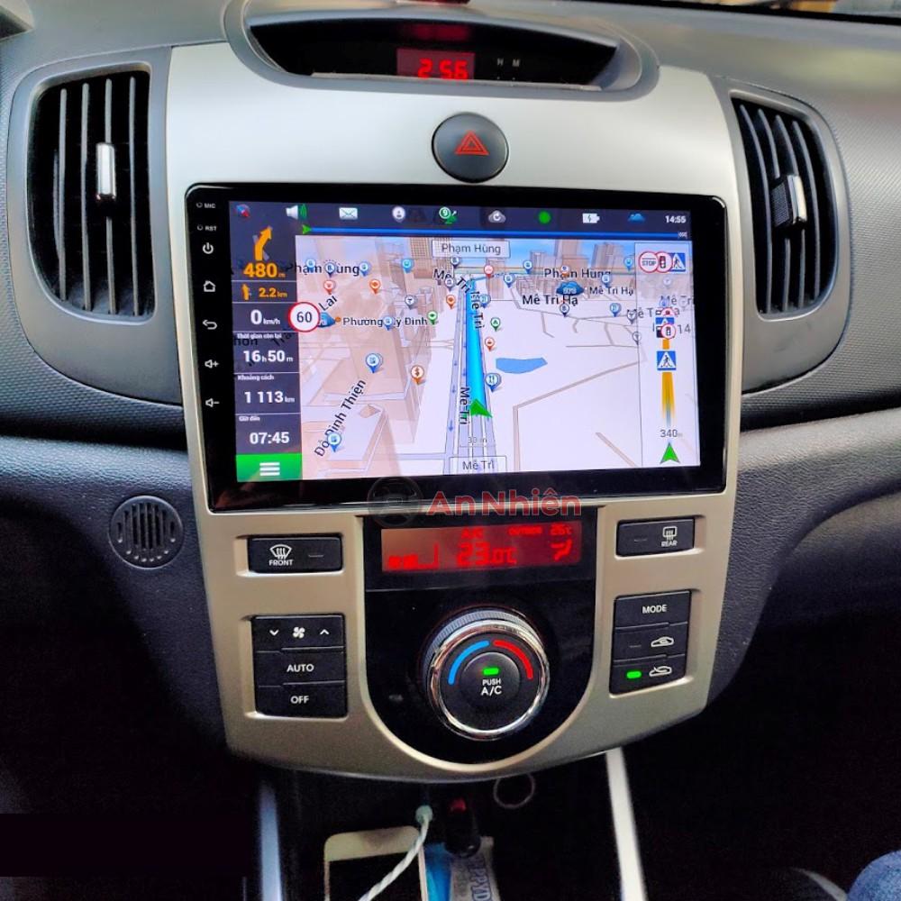 Màn Hình 9 inch Cho Xe CERATO/FORTE 2007-2014, Đầu DVD Android Tiếng Việt Kèm Mặt Dưỡng Giắc CERATO/FORTE