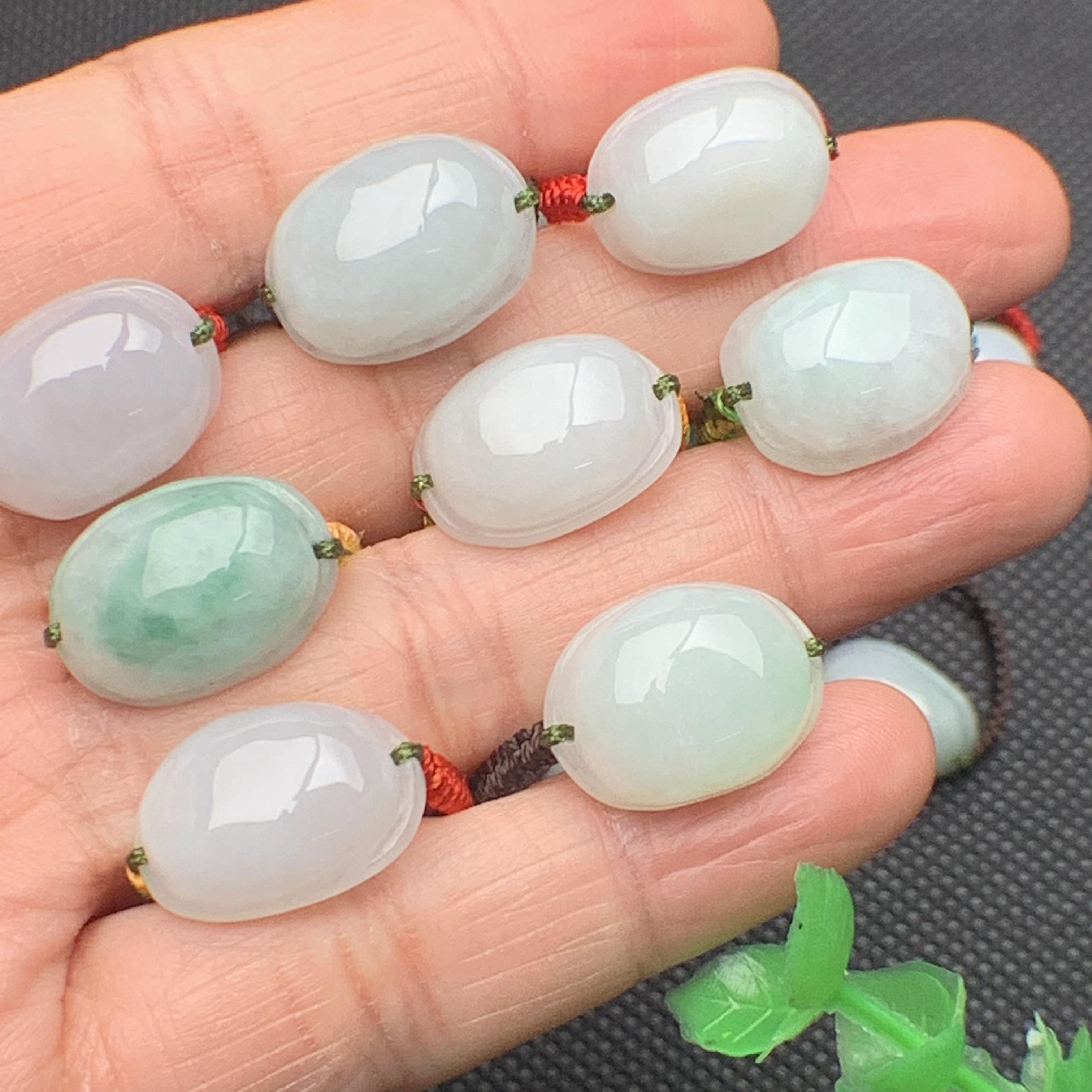Nhẫn trứng ngọc phỉ thúy tự nhiên Jadeite A