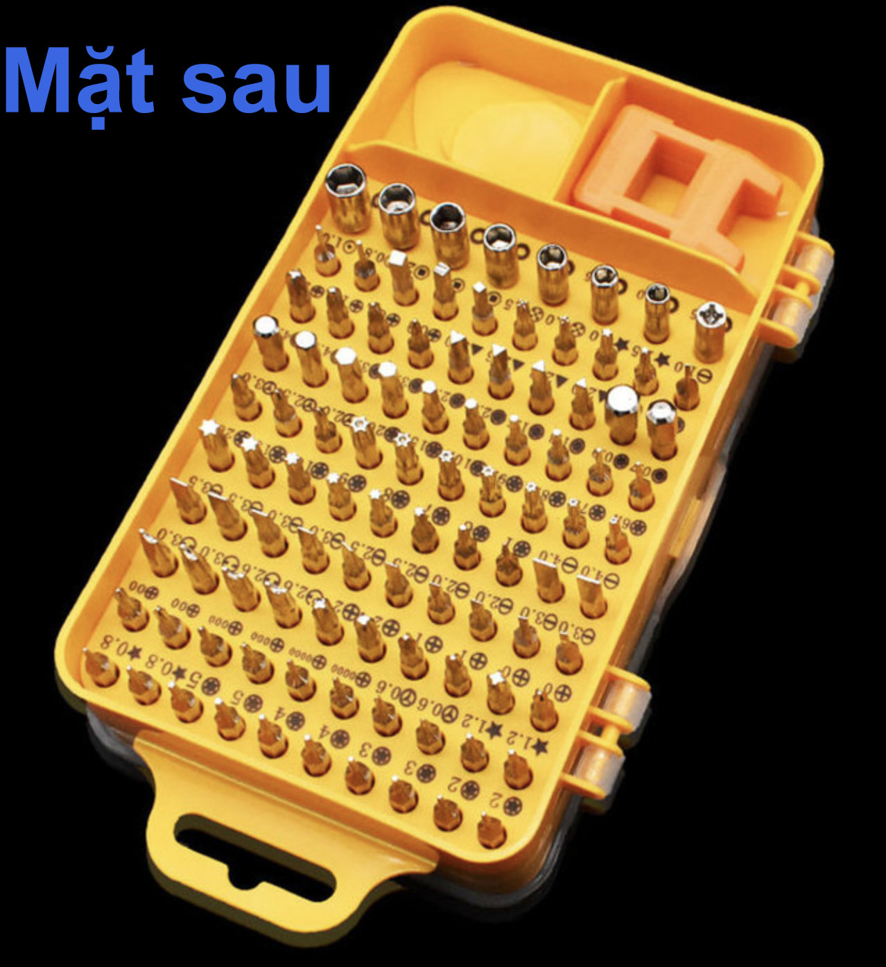 Bộ công cụ tua vít chuyên sửa chữa tháo lắp điện thoại laptop bỏ túi 110 in1 - sử dụng tốt cho thiết bị iphone mac xiaomi samsung