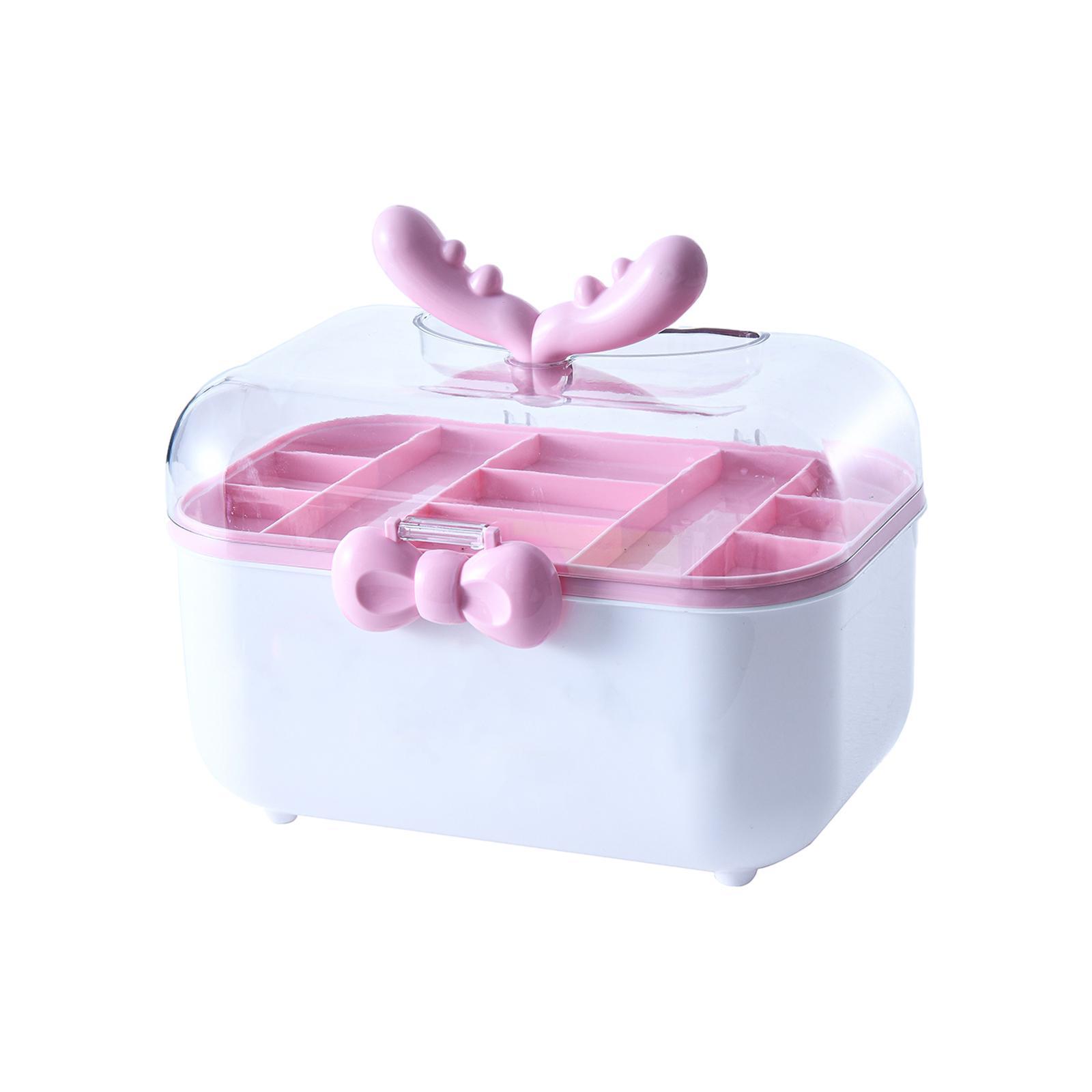 Children Hair Accessories Storage Box Jewelry Organizer Container Hair Accessory Organizer for Hair Clips Necklaces Bracelets