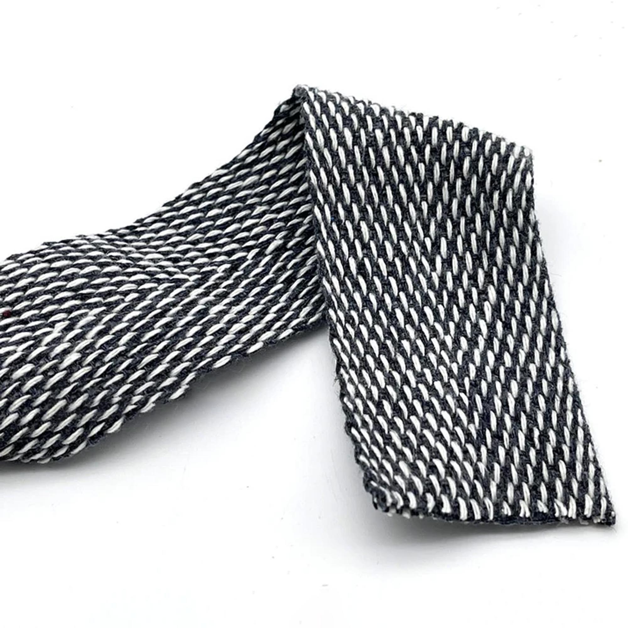 Dây xương cá vải cotton dán viền thảm handmade thêu xù thêu nổi, tulfting - Rug binding cotton tape