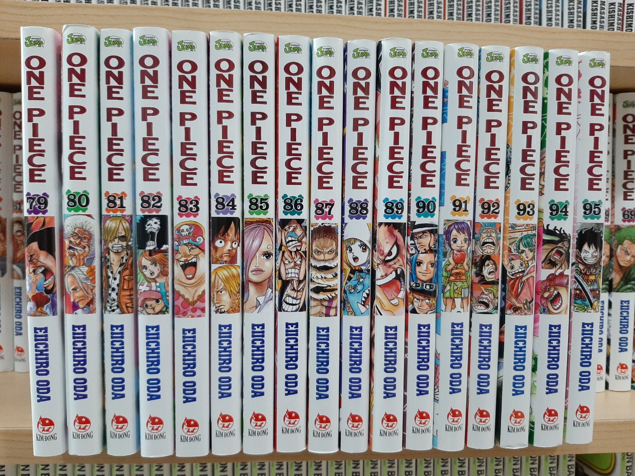 Combo 95 tập: One piece (từ tập 1 đến tập 95)