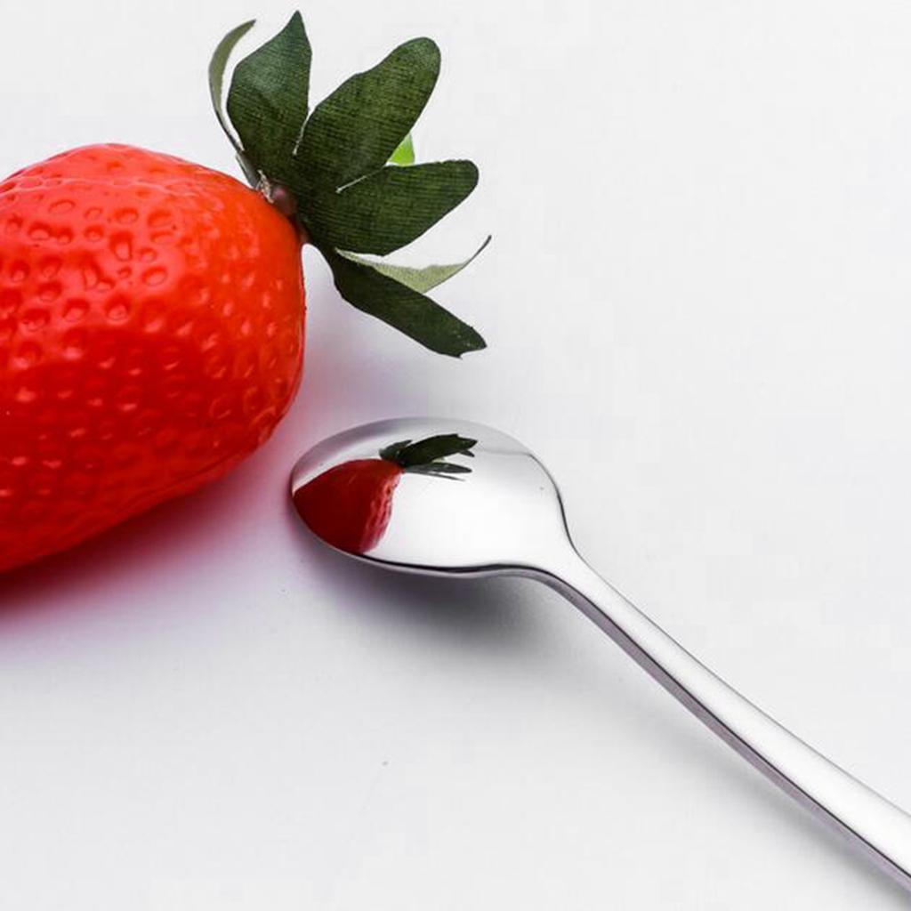 Stainless Steel Long Handle Spoon Mixing Stirring Bar Flatware Tableware