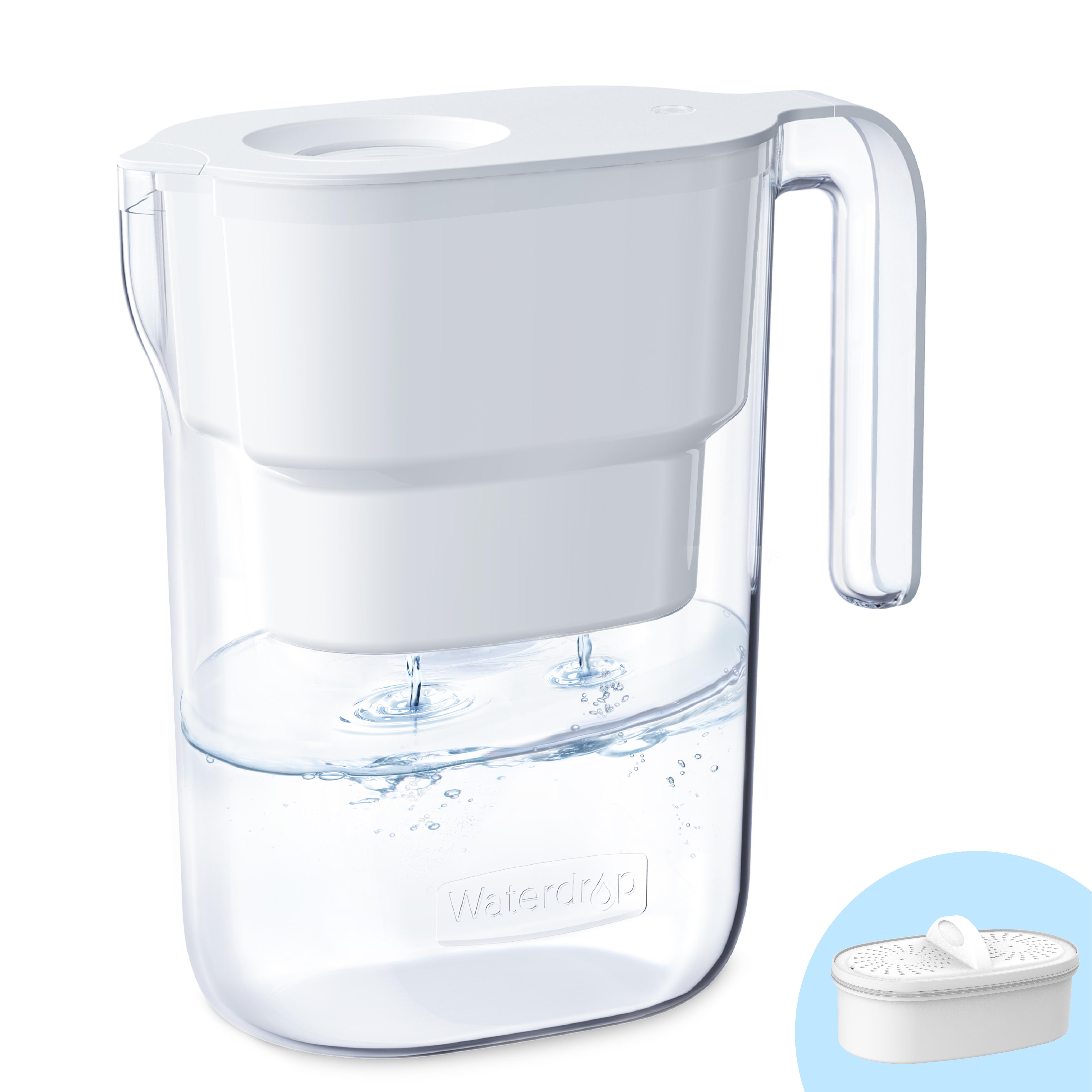 Bình lọc nước 3.3L WD-PT-05W Waterdrop Elfin Pitcher cho gia đình