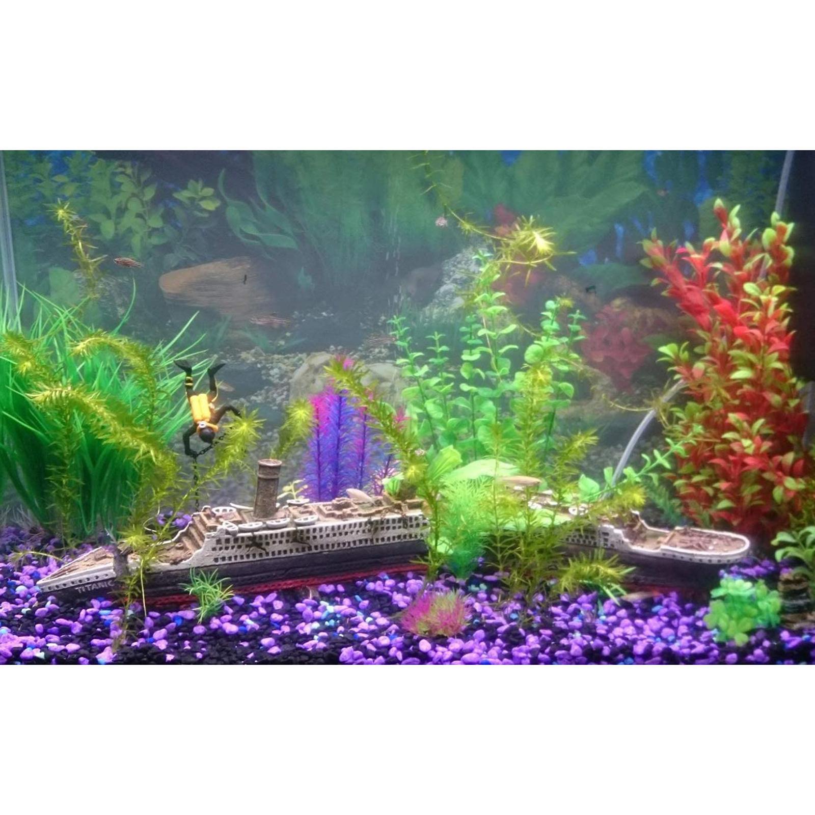 Titanic Aquarium Decoration Landscape Decoration Ornament Decor