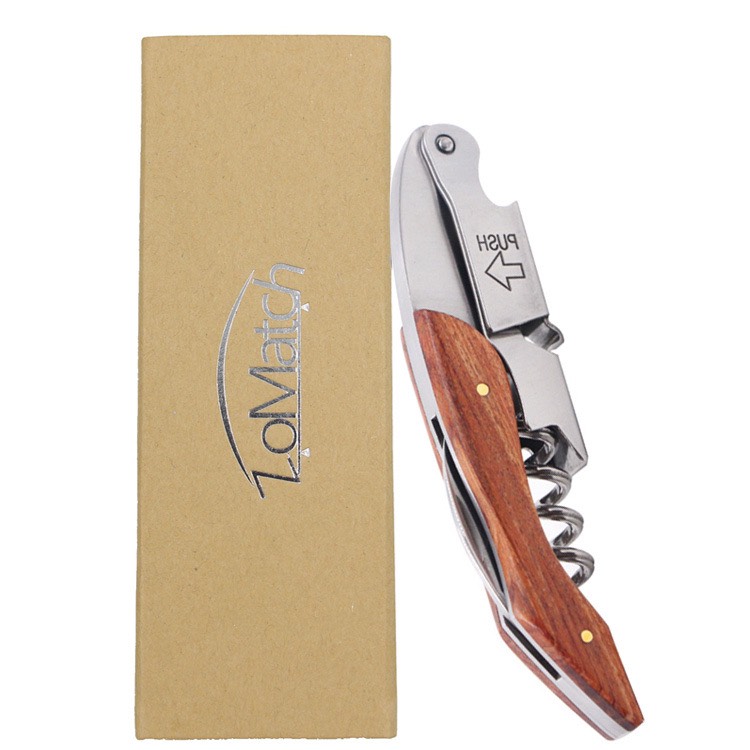 Dụng Cụ Khui Inox Đa Năng Tay Cầm Cán Gỗ