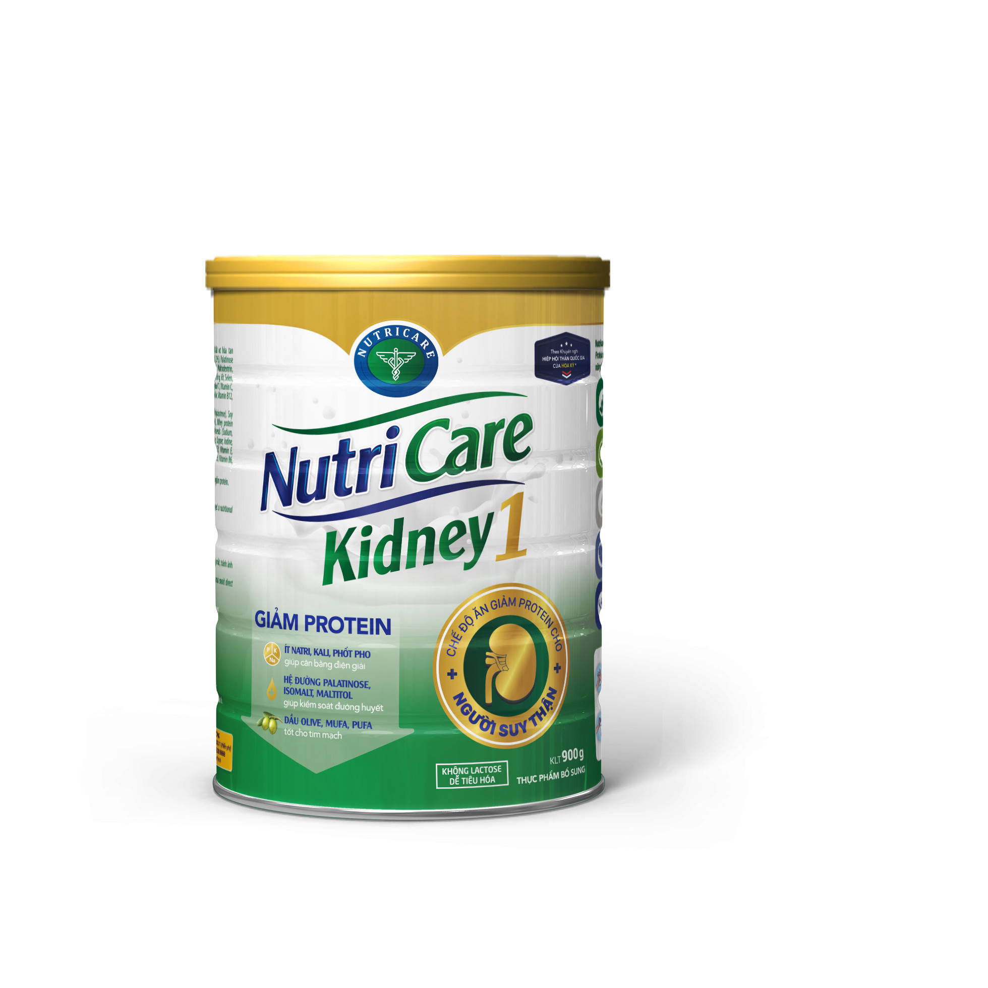 Sữa bột Nutricare Kidney 1 - dinh dưỡng cho người suy thận, tiền chạy thận nhân tạo (900g)