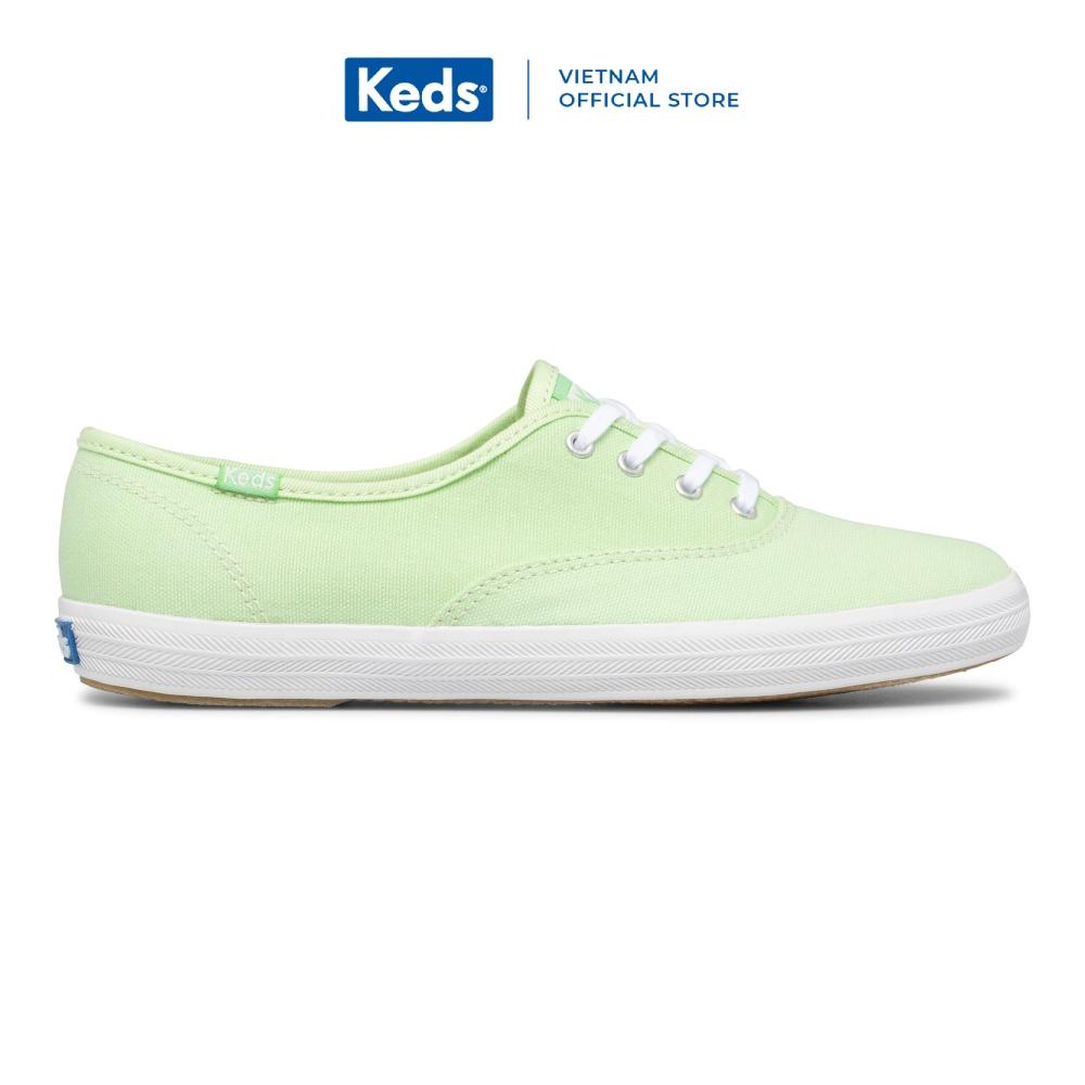 Giày Keds Nữ- Champion Seasonal Canvas Patina Green- KD065873