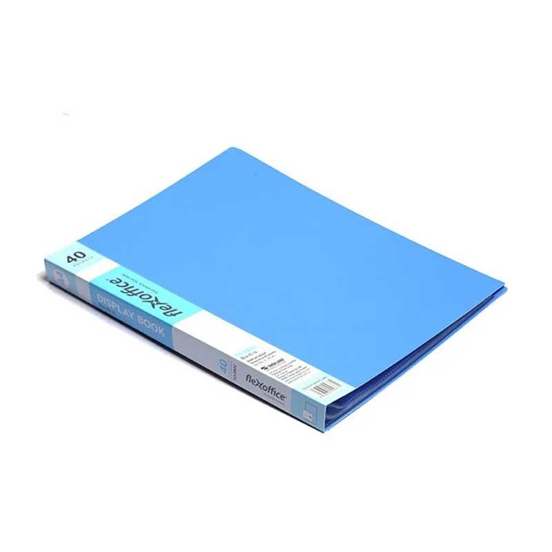 Bìa 40 lá FO-DB02 Màu Xanh