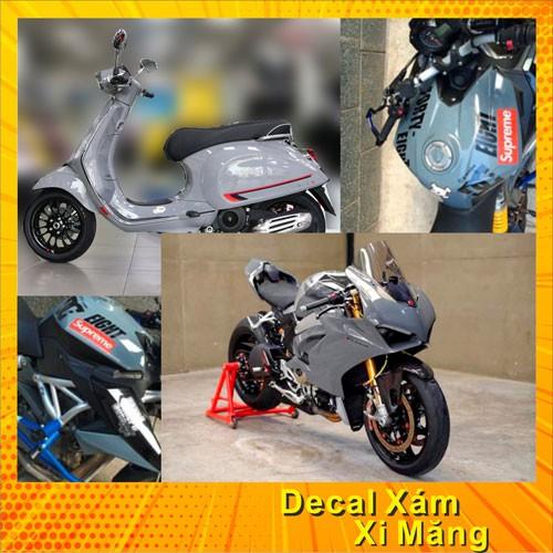 Decal màu xi măng dán xe cao cấp