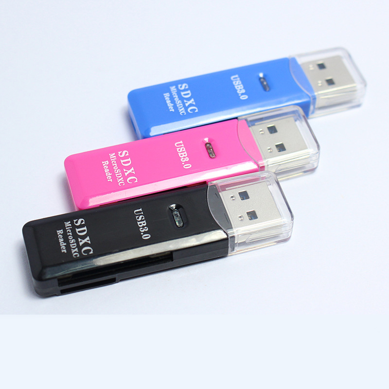 Đầu đọc thẻ nhớ SD, TF (MicroSD) USB 3.0 đa năng 2IN1 tốc độ cao 5 Gbps tương thích nhiều hệ điều hành Window, MacOs, Linux