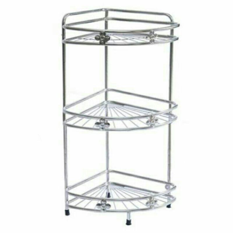Kệ góc inox 2 tầng và 3 tầng hàng đẹp