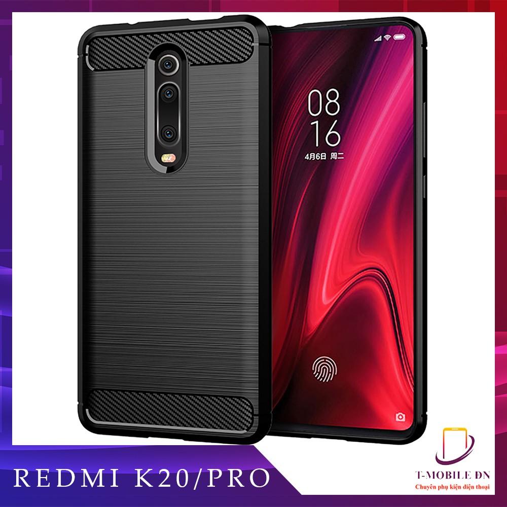 Ốp lưng cho Xiaomi Mi 9T K20 Pro Carbon phay xước chống sốc chống vân tay
